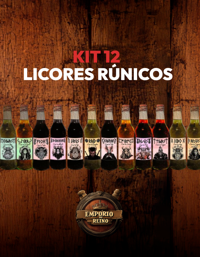 Kit 12 Licores Rúnicos 275ml